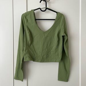 Lululemon Green Long Sleeve Women's Top